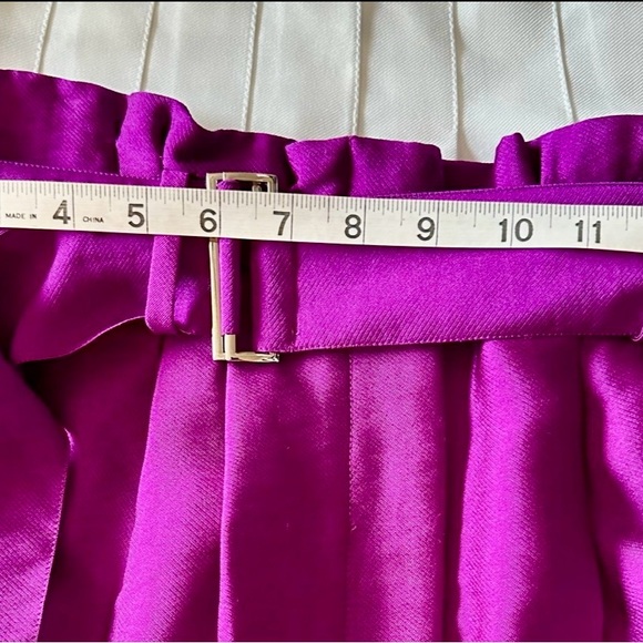 Vince Camuto Fall/Winter Fuchsia Belted Women's Shorts, Size 6 - Picture 4 of 8
